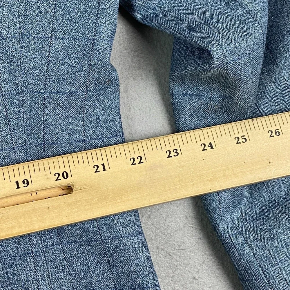LRL Ralph Lauren Sport Coat Mens 44L Long Wool silk Plaid Blazer $295 NEW